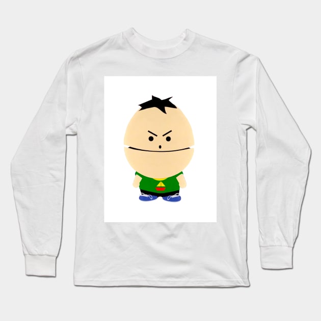 Angry Ike - South Park Long Sleeve T-Shirt by Xanderlee7